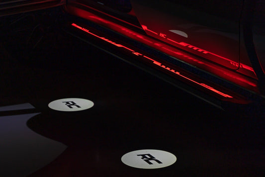 Rough Country Multi-Color LED Running Boards | Crew Cab | Ford F-150/Lightning/F-250/F-350/Raptor (15-26)