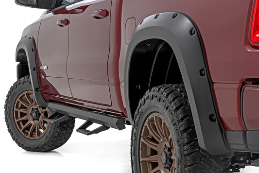 Rough Country Pocket Fender Flares | Gloss Black | Ram 1500 2WD/4WD (2025-2026)