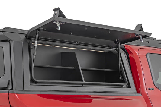 Rough Country Bed Cap Side Shelf Storage Bin | Passengers Side | Toyota Tacoma (24-26)