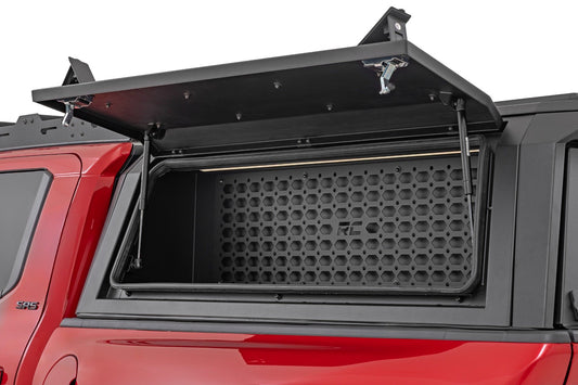 Rough Country Bed Cap Molle Panel Side Storage Bin | Drivers Side | Toyota Tacoma (24-26)