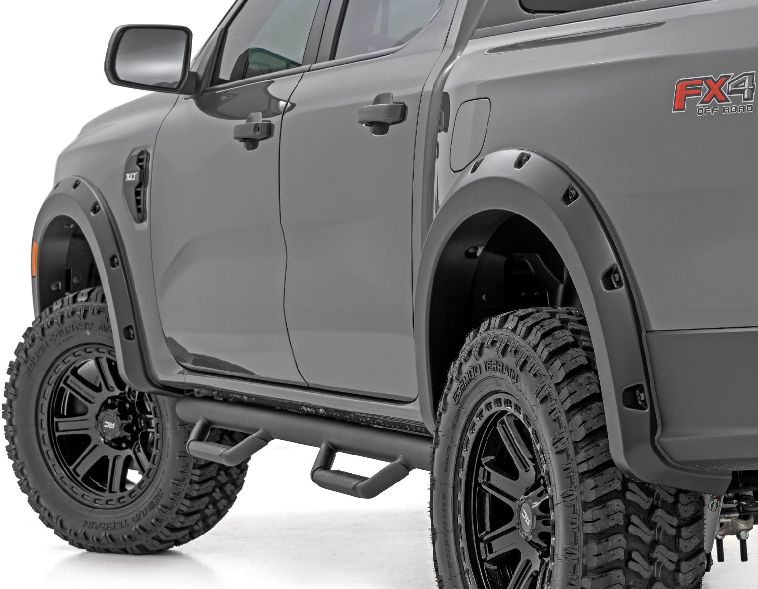 Rough Country Pocket Fender Flares | E7 Velocity Blue | Ford Ranger 2WD/4WD (2024-2025)