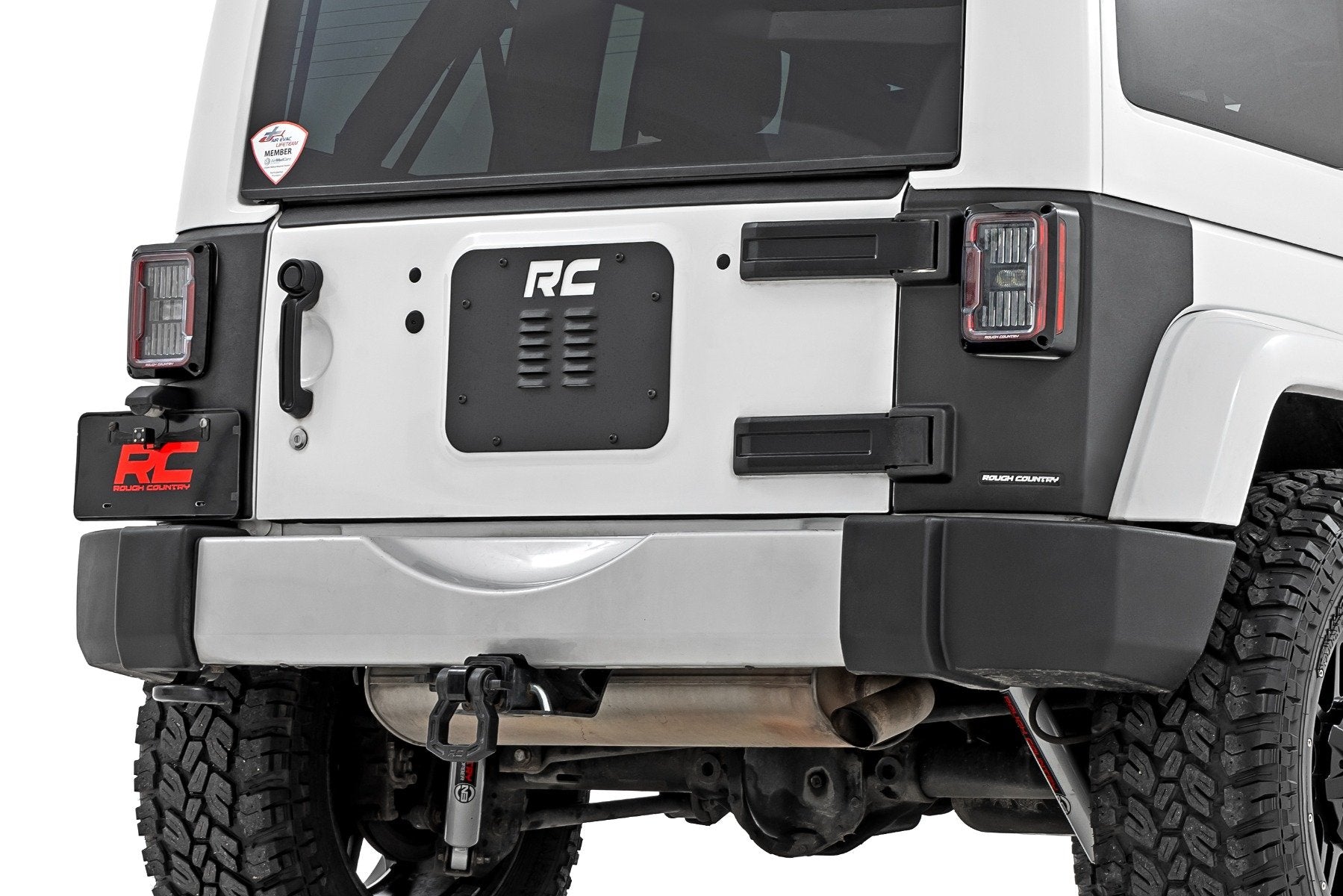 Rough Country Trail Cladding | Rear Corners | Jeep Wrangler JK/Wrangler Unlimited  (07-18)