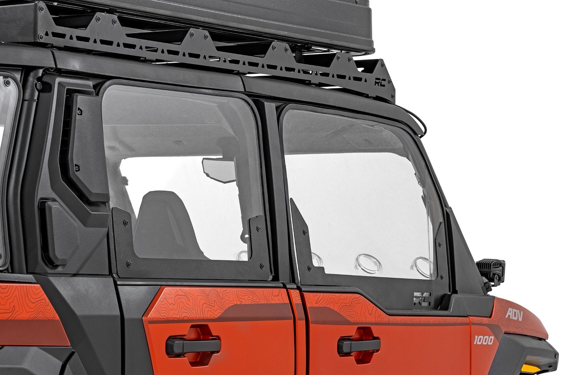 Rough Country Side Windows | Scratch Resistant | Polaris Xpedition ADV 5