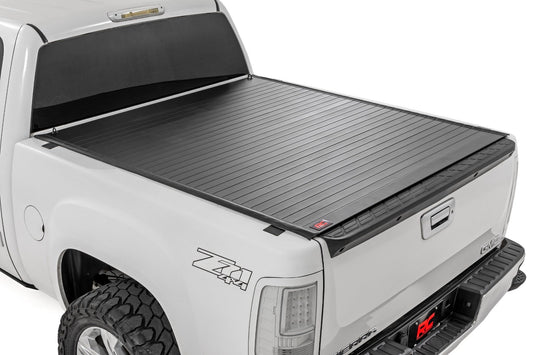 Rough Country Hard Roll Up Bed Cover | 6'7" Bed | Chevy/GMC Sierra/Silverado 1500 (07-13)