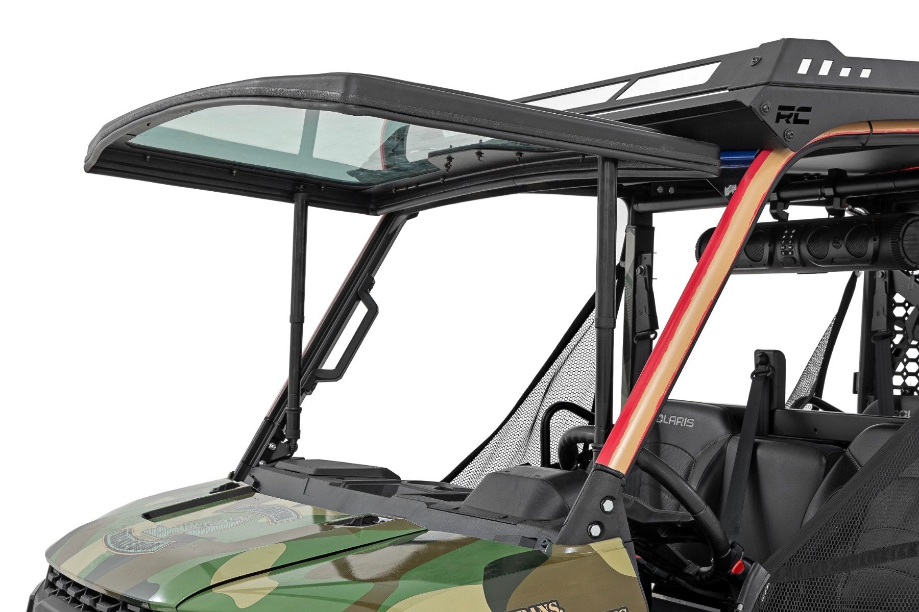 Rough Country Electric Tilt Windshield | Glass | Formed Frame | Polaris Ranger XP 1000/ XP 900