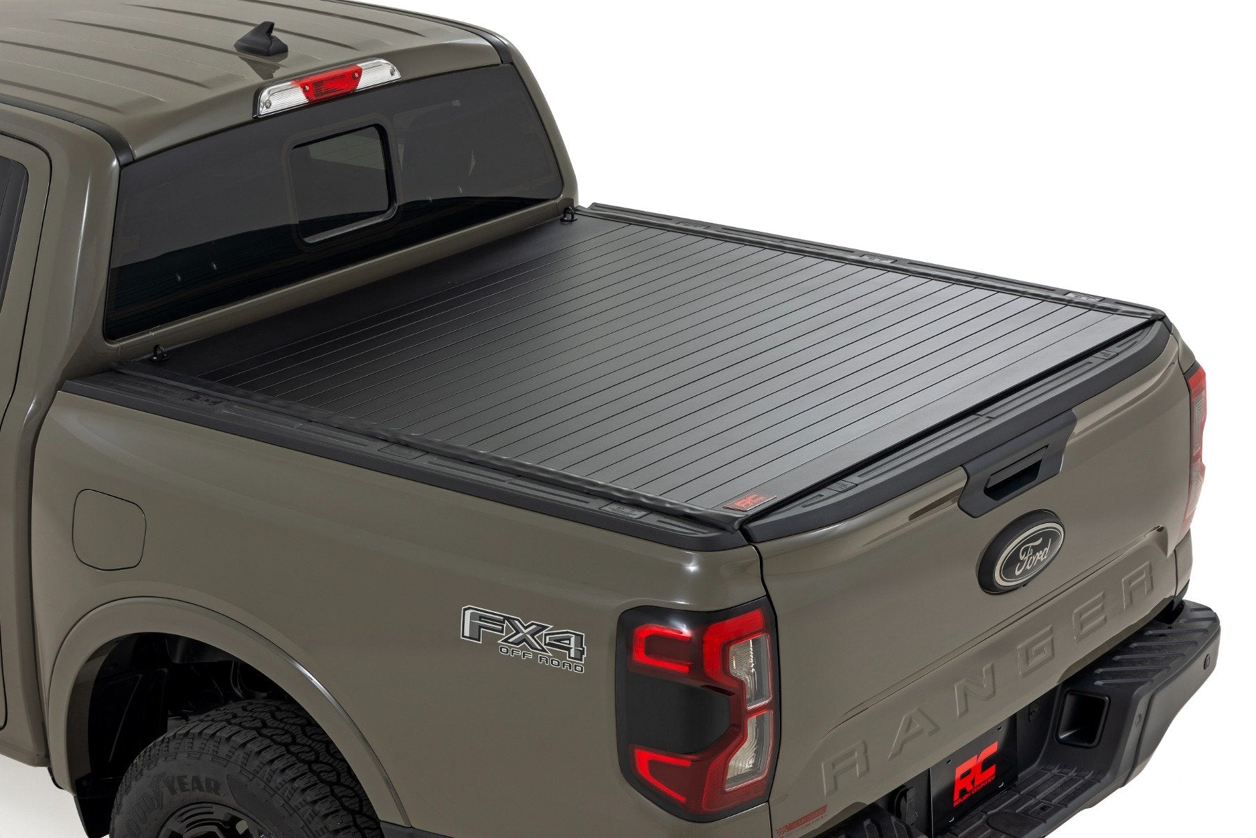 Rough Country Hard Roll Up Bed Cover | 5' Bed | Ford Ranger 2WD/4WD (2024-2025)