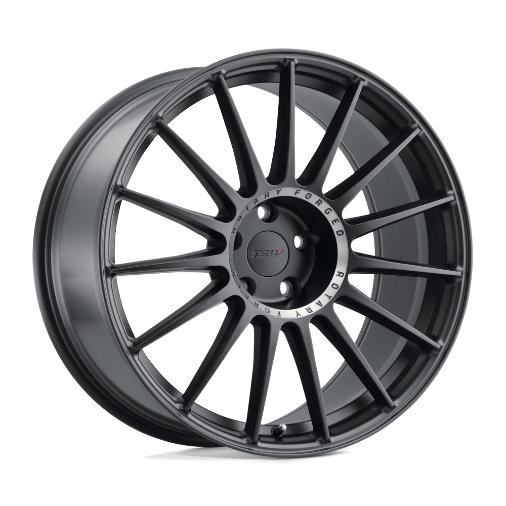 TSW PADDOCK SEMI GLOSS BLACK W/ MACHINED TINTED RING