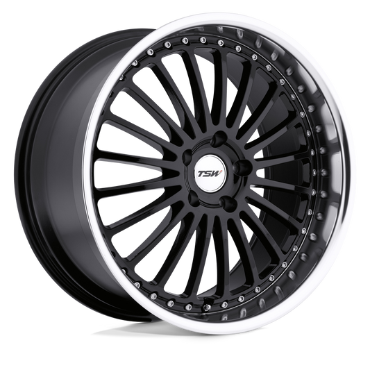 TSW SILVERSTONE GLOSS BLACK W/ MIRROR CUT LIP