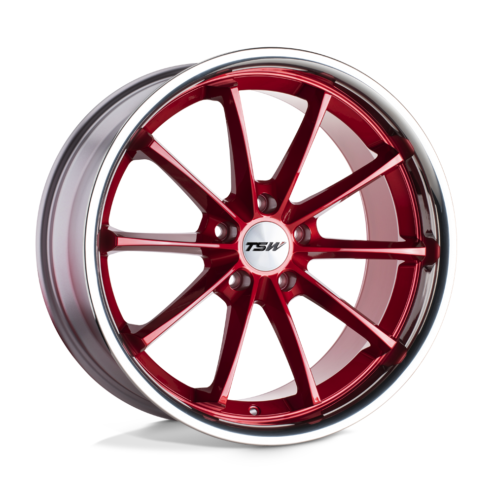 TSW SWEEP CANDY RED W/ STAINLESS LIP