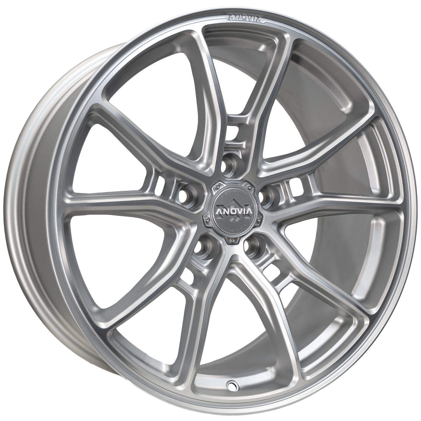 Anovia AN-10 Custom Wheel Silver Machined Face Satin Laquer