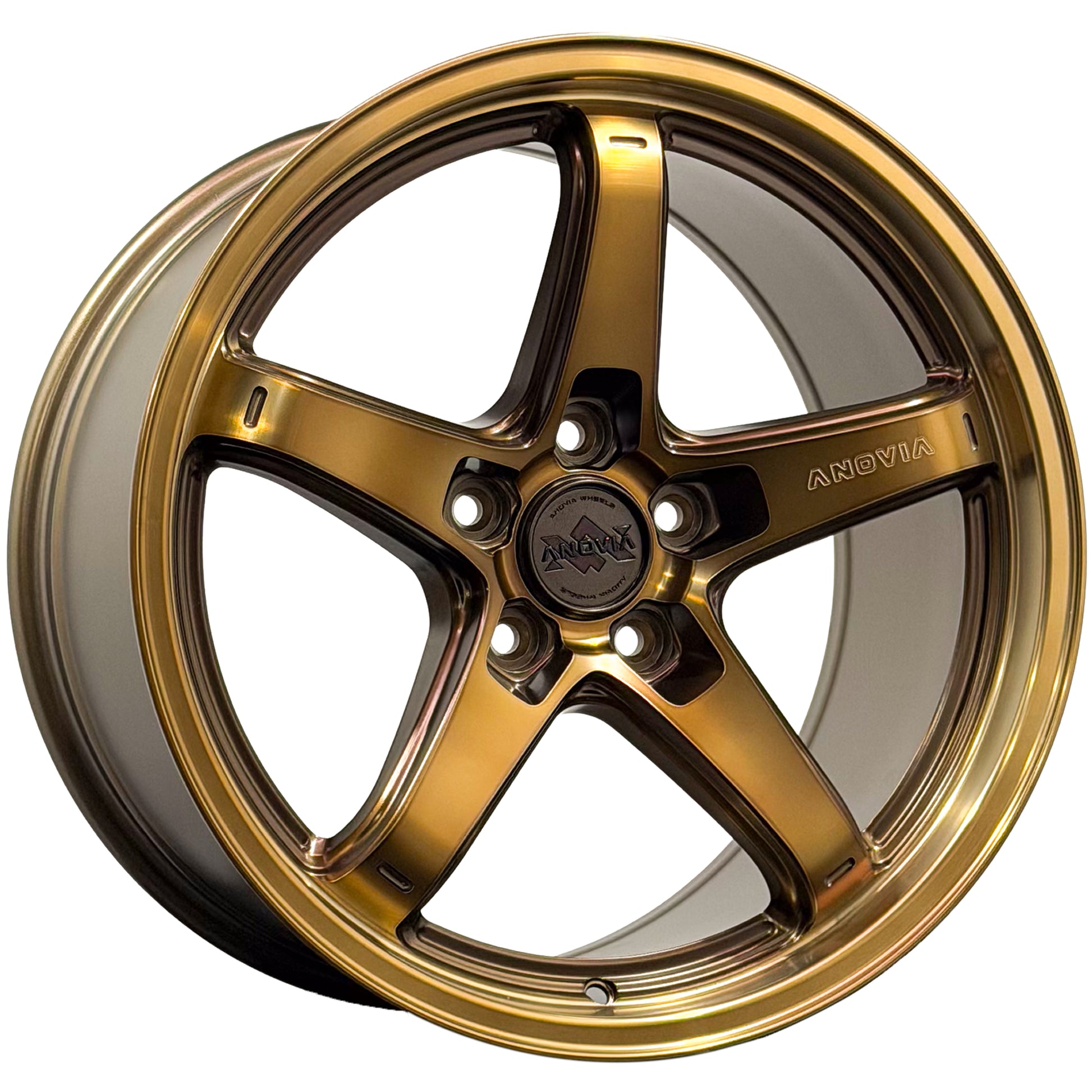 Anovia AN-5S Custom Wheel Bronze Machined Face Bronze Tint