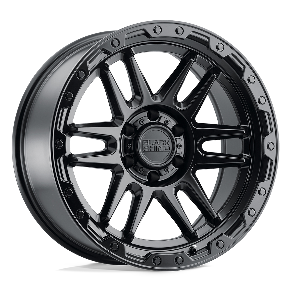 Black Rhino Hard Alloys APACHE MATTE BLACK W/ BLACK BOLTS