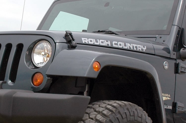 Rough Country Rough Country Decal | 27 Inch Fender | Gray