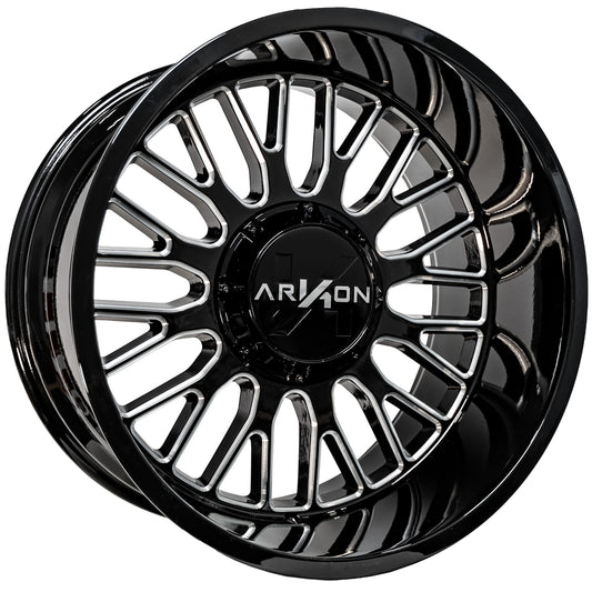 Arkon Offroad Athos Custom Wheel Gloss Black w/ Milled Edges