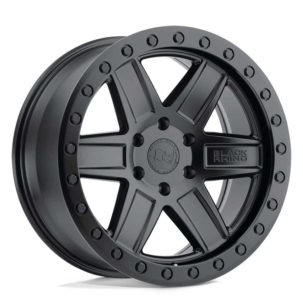 Black Rhino Hard Alloys ATTICA MATTE BLACK W/ BLACK RING