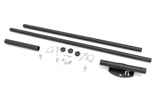 Rough Country Flag Pole Holder | Bed Rail | w/ Flag