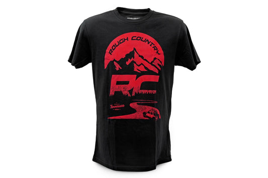 Rough Country Rough Country T-Shirt | RC Mountains | Black | SM
