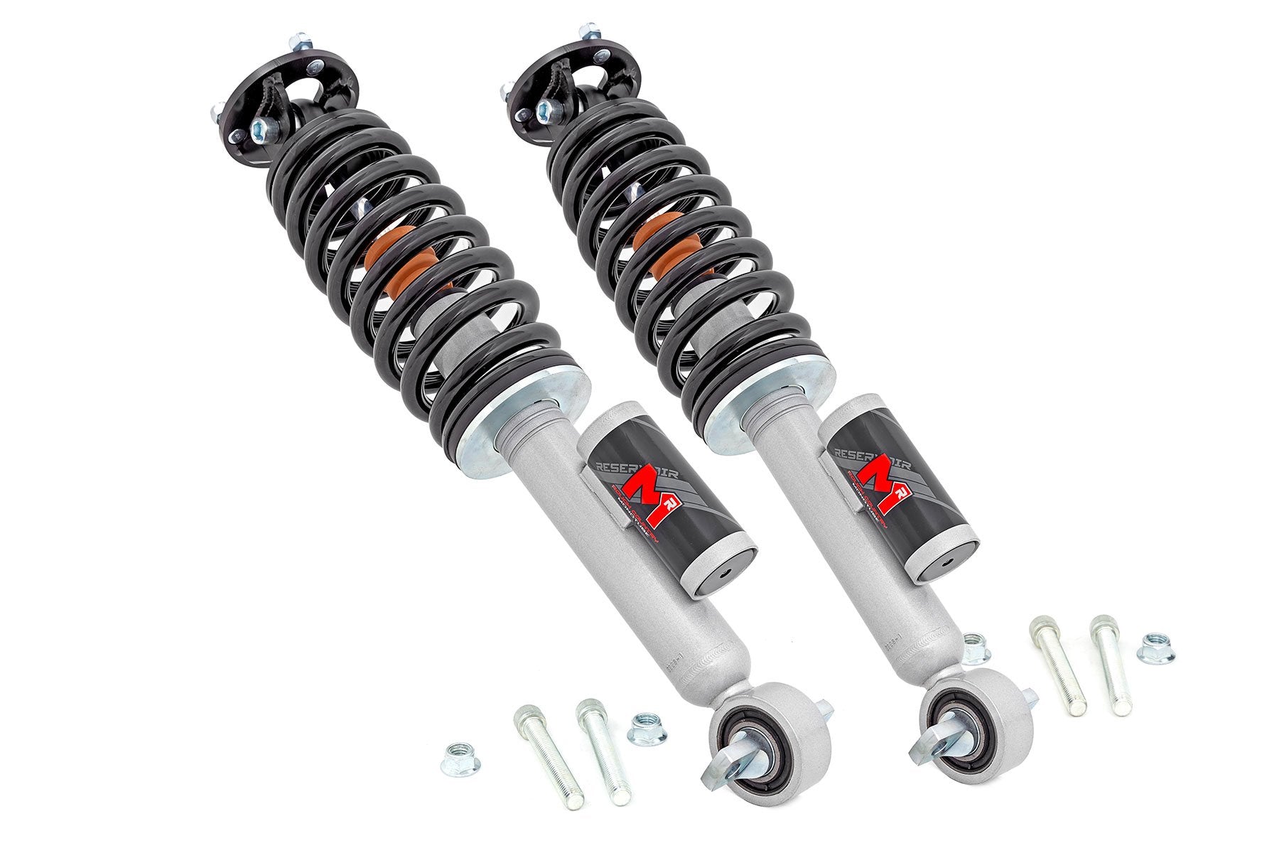 Rough Country M1R Reservoir Loaded Struts | Adjustable Height | Front | 2 Inch | Ford Bronco (21-25)