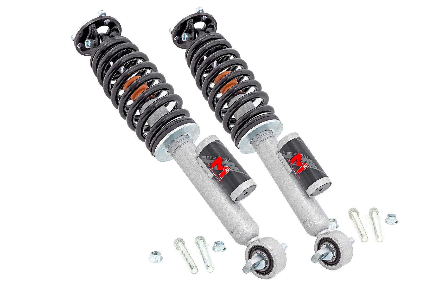 Rough Country M1R Reservoir Loaded Struts | Adjustable Height | Front | 7 Inch | Ford Bronco (21-25)