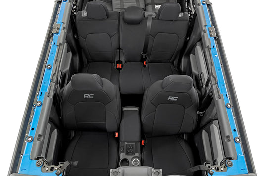 Rough Country Seat Covers | Bucket Seats | FR & RR | Ford Bronco 4WD (2021-2025)