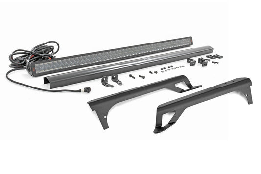 Rough Country LED Light Kit | Windshield Mount | 50" Spectrum Dual Row | Jeep Wrangler TJ (97-06)
