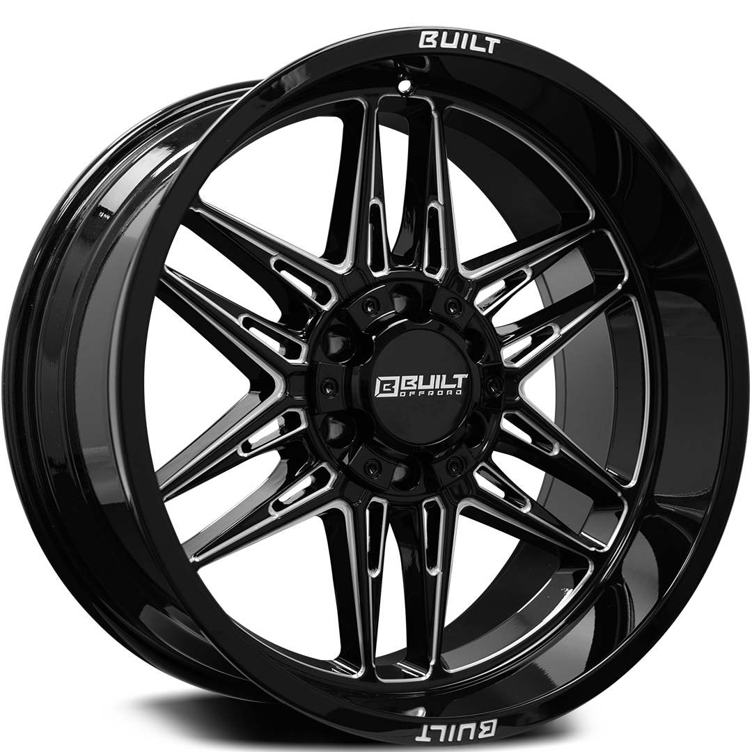 Built Off-Road BTO-5 Custom Wheel Gloss Black Milled