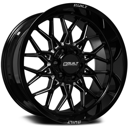 Built Off-Road BTO-2 Custom Wheel Gloss Black Milled