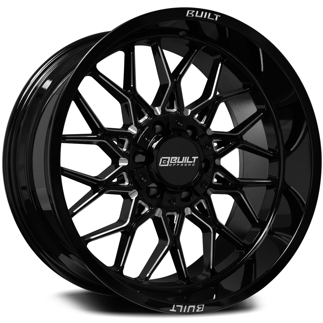 Built Off-Road BTO-2 Custom Wheel Gloss Black Milled