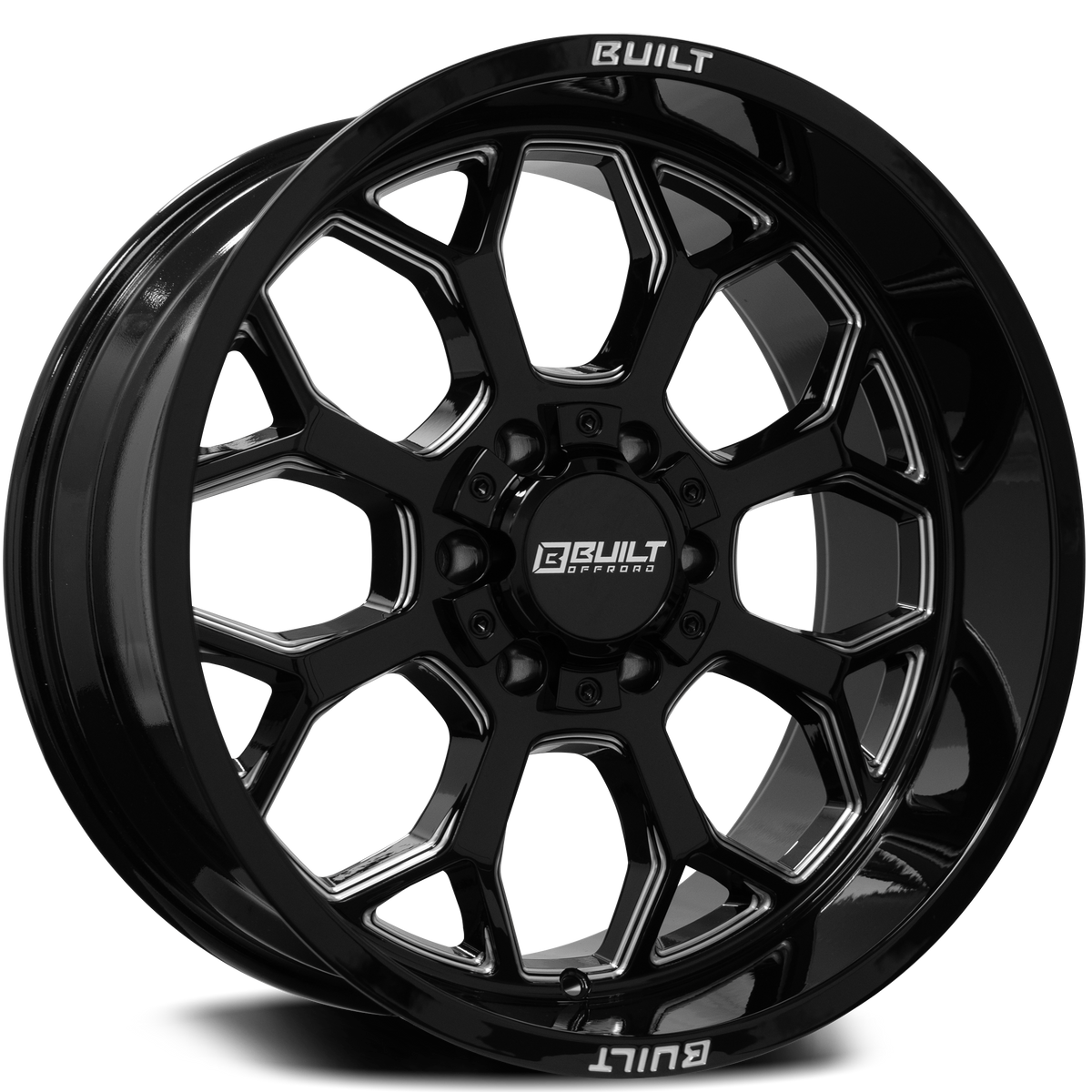 Built Off-Road BTO-1 Custom Wheel Gloss Black Milled