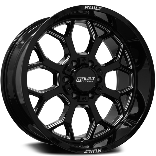 Built Off-Road BTO-1 Custom Wheel Gloss Black Milled