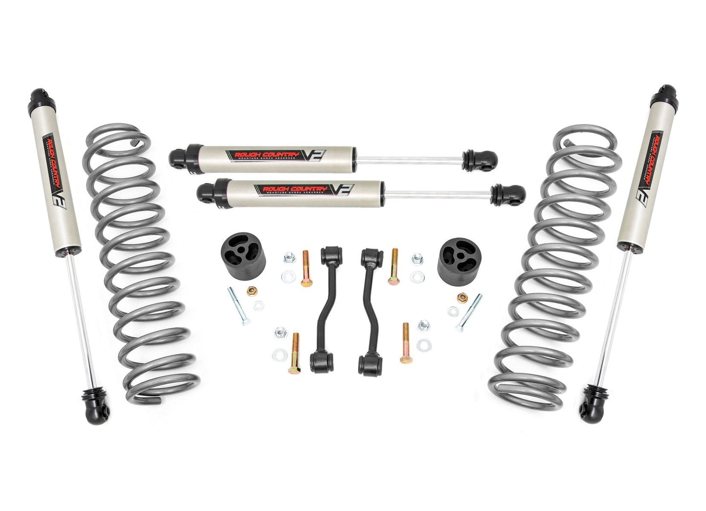Rough Country 2.5 Inch Leveling Kits | Springs | V2 | Jeep Gladiator JT 4WD (2024-2025)