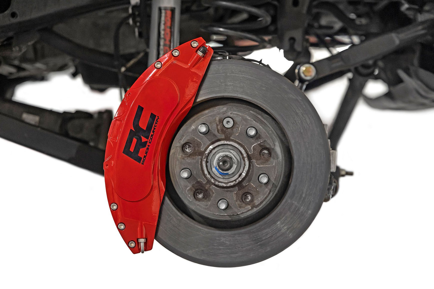Rough Country Caliper Covers | Front and Rear | Red | Sport | Jeep Gladiator JT/Wrangler JL (18-26)