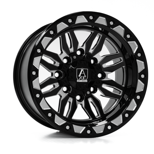 Axe CERUS UTV Custom Wheel Gloss Black Milled