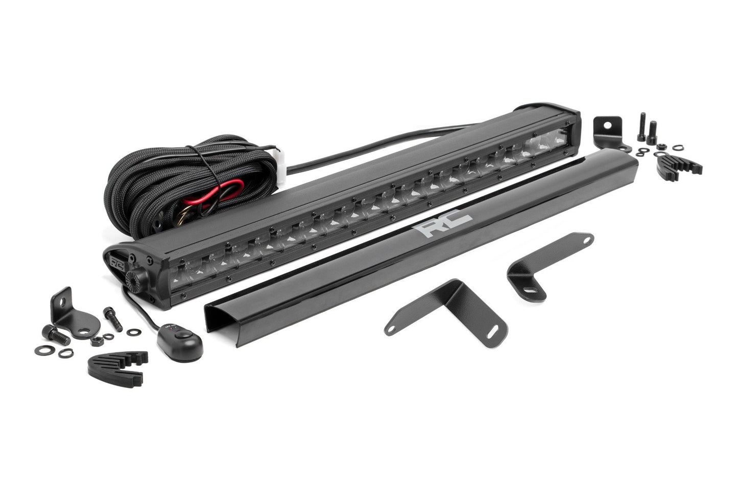 Rough Country LED Light Kit | Under Bed Mount | 20" Black Single Row | CFMOTO UFORCE 1000