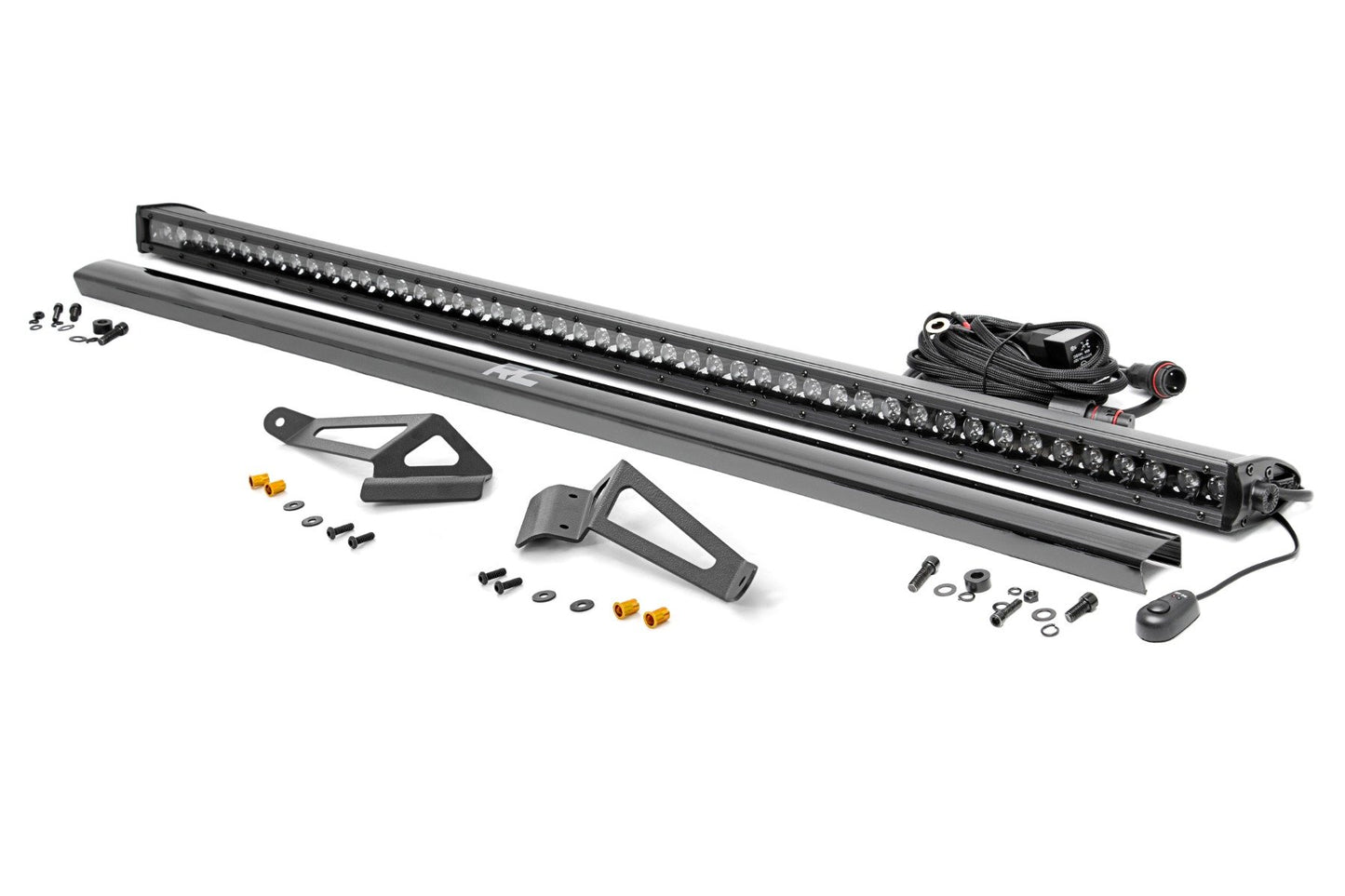 Rough Country LED Light Kit | Front Mount | 50" Black Single Row | CFMOTO UFORCE 1000