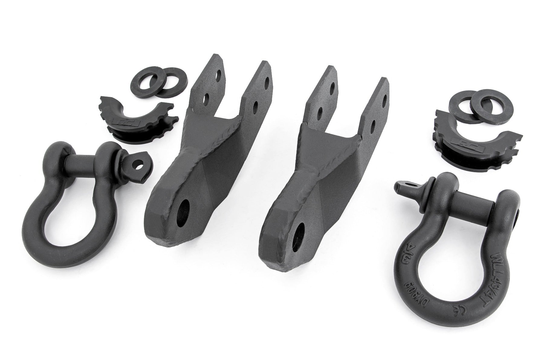 Rough Country Tow Hook to Shackle Bracket | D-Ring Combo | Chevy Colorado 2WD/4WD (15-22)