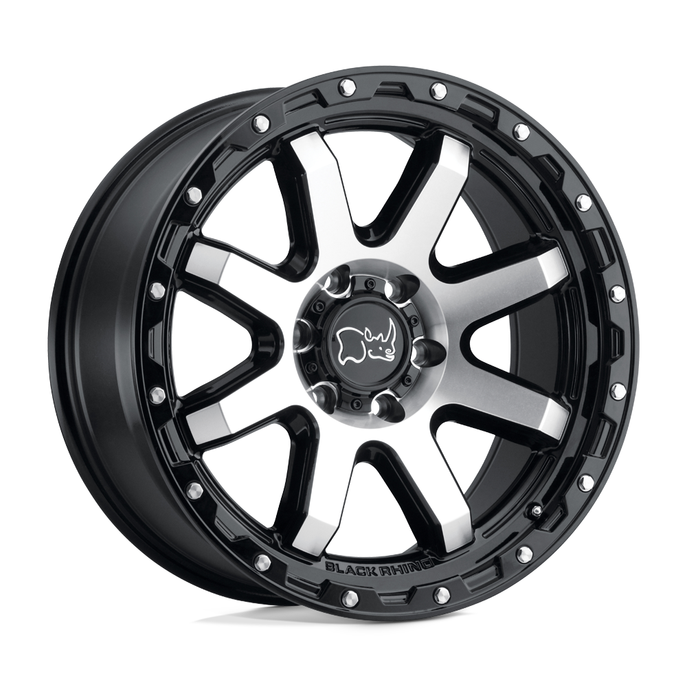 Black Rhino Hard Alloys COYOTE GLOSS BLACK W/ MACHINED FACE & STAINLESS BOLTS