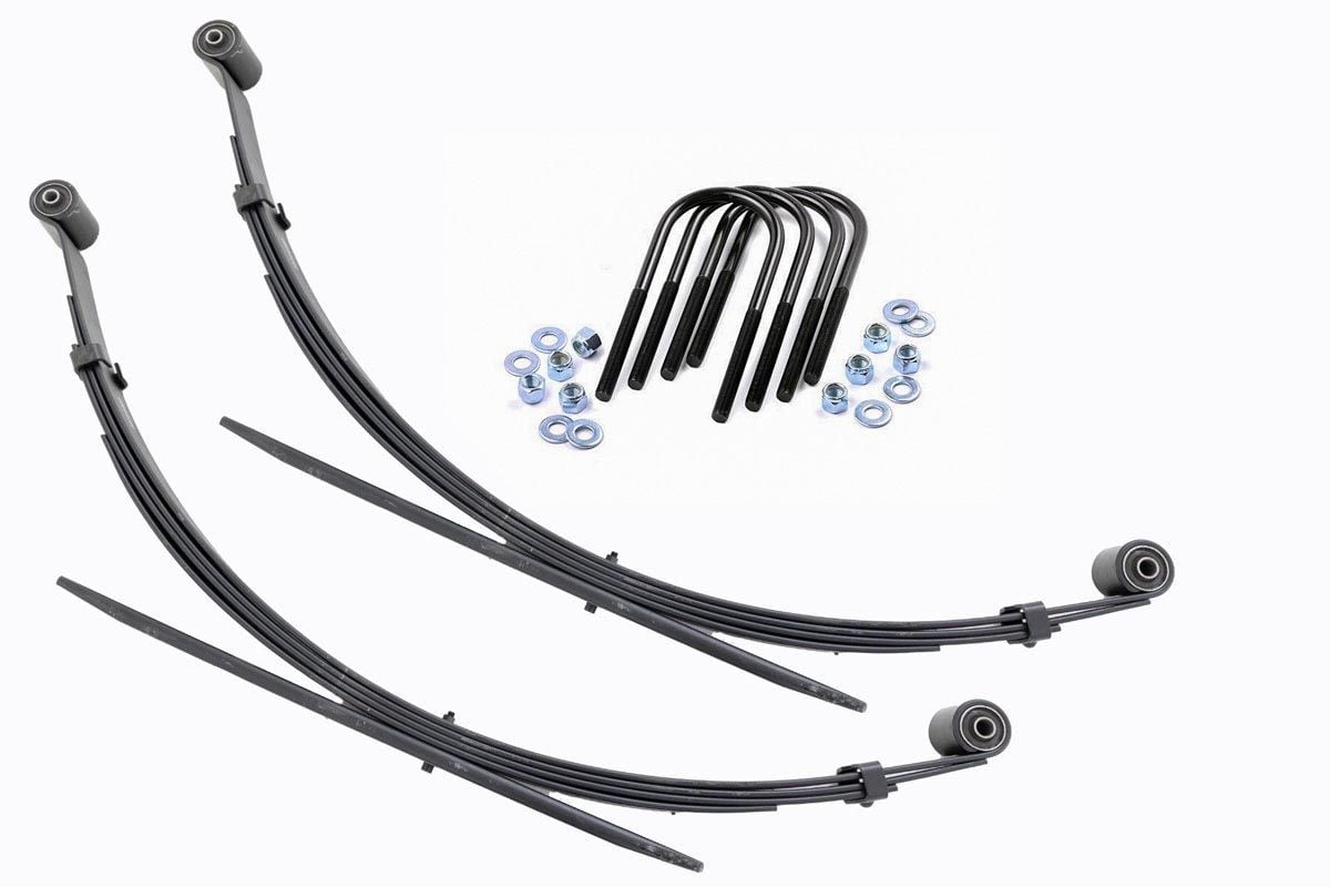 Rough Country Rear Leaf Springs | 4" Lift | Pair | Ford F-250/F-350 Super Duty 4WD (99-04)