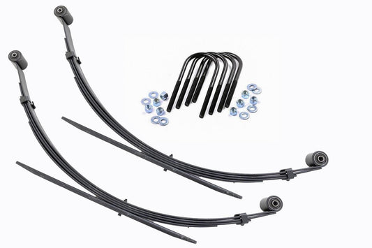 Rough Country Rear Leaf Springs | 4" Lift | Pair | Ford F-250/F-350 Super Duty 4WD (99-04)