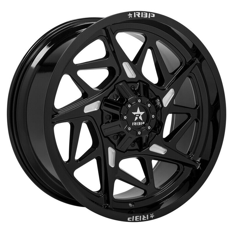 RBP PATRIOT 20x10 5x5,5x5.5 GLOSS BLACK MILLED (10mm)