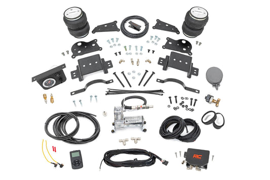 Rough Country Air Spring Kit w/compressor | Wireless Controller | 4 Inch Lift Kit | Ram 2500 (14-26)