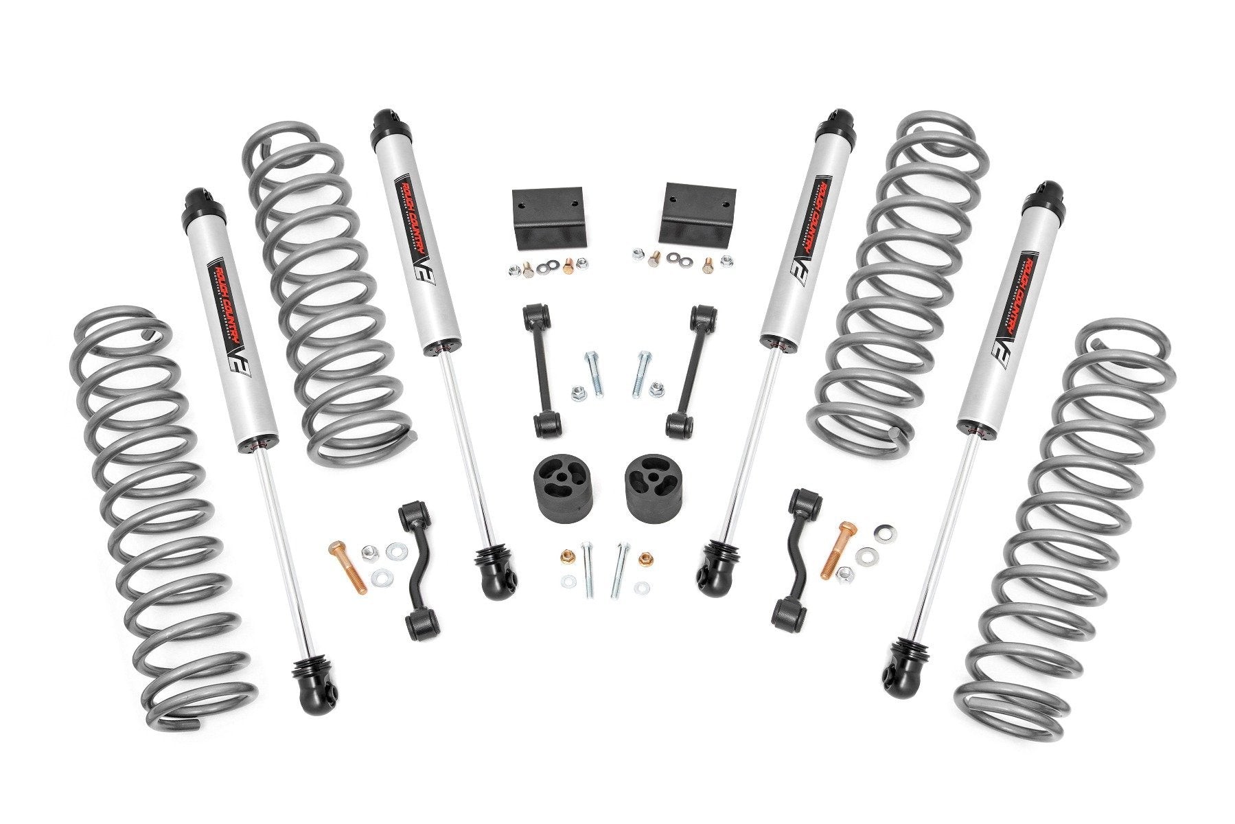 Rough Country 2.5 Inch Lift Kit | Coils | V2 | Jeep Wrangler JL 4WD (2018-2023)