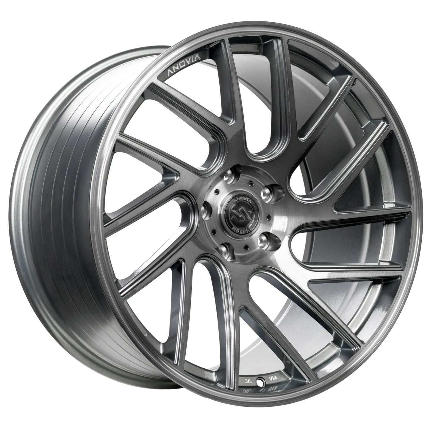 Anovia Elder -NEW Custom Wheel Brushed Gunmetal