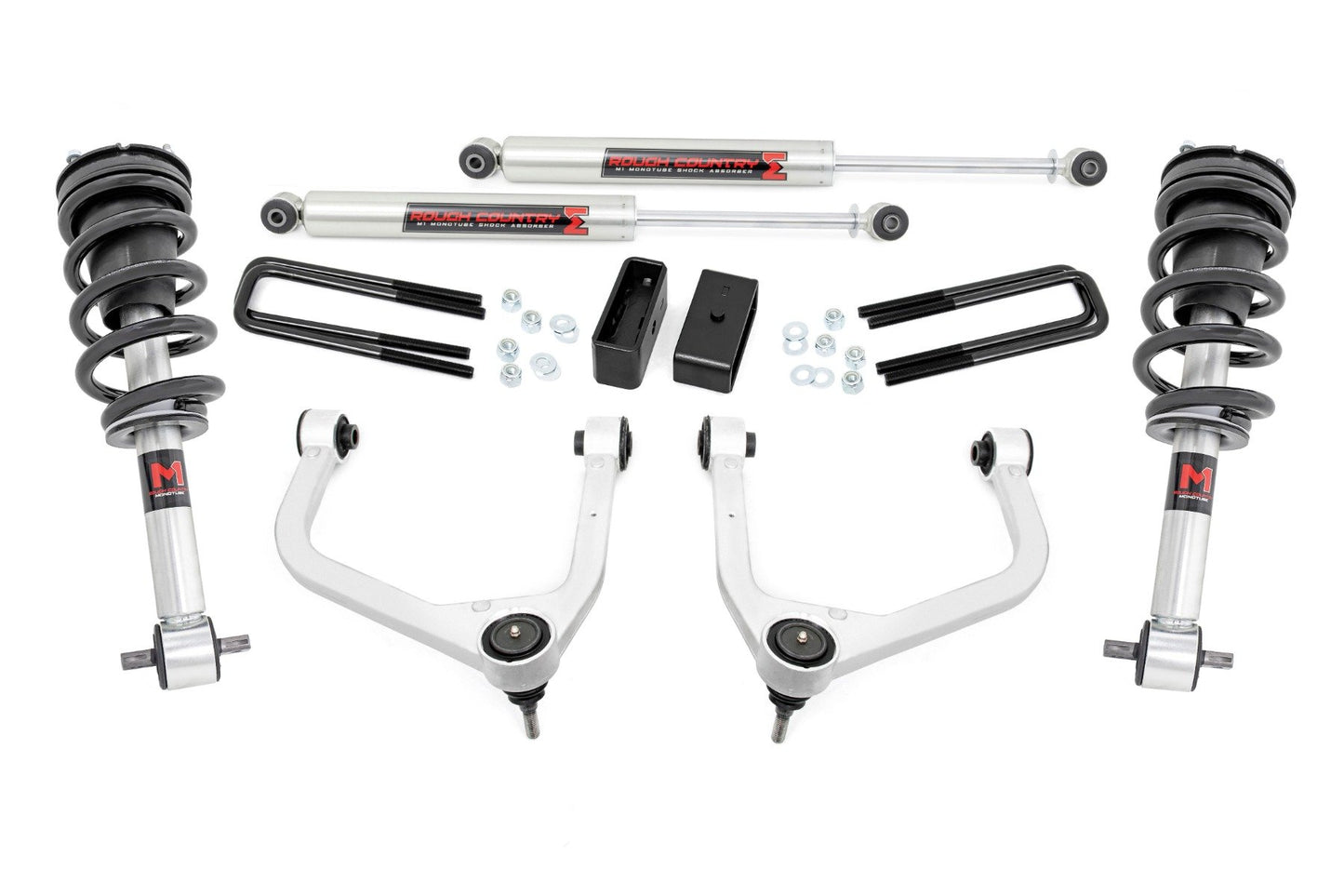 Rough Country 3.5 Inch Lift Kit | M1 Struts/M1 | GMC Sierra 1500 2WD/4WD (2019-2025)