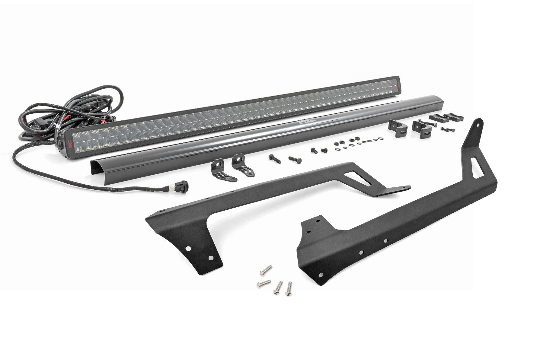 Rough Country LED Light Kit | Windshield | 50" Spectrum Dual Row | Jeep Wrangler JK/Wrangler Unlimited (07-18)