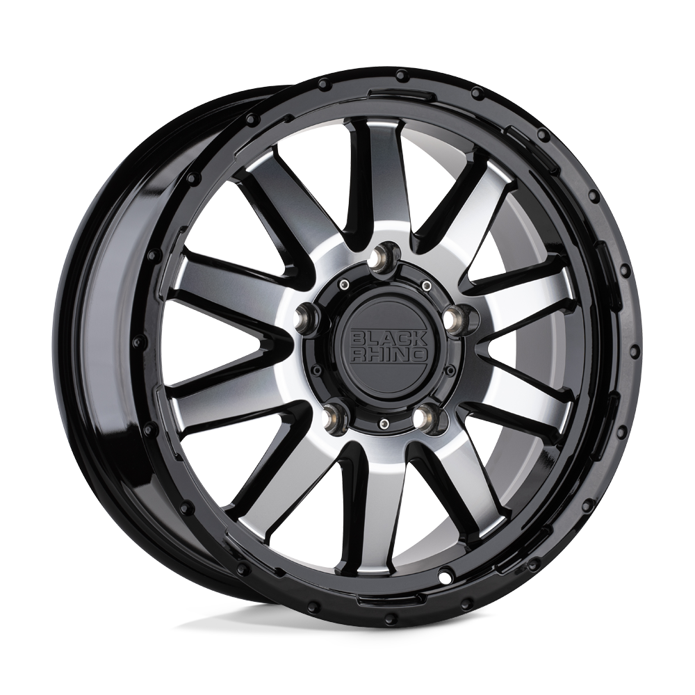Black Rhino Hard Alloys EXCURSION GLOSS BLACK W/ MIRROR FACE