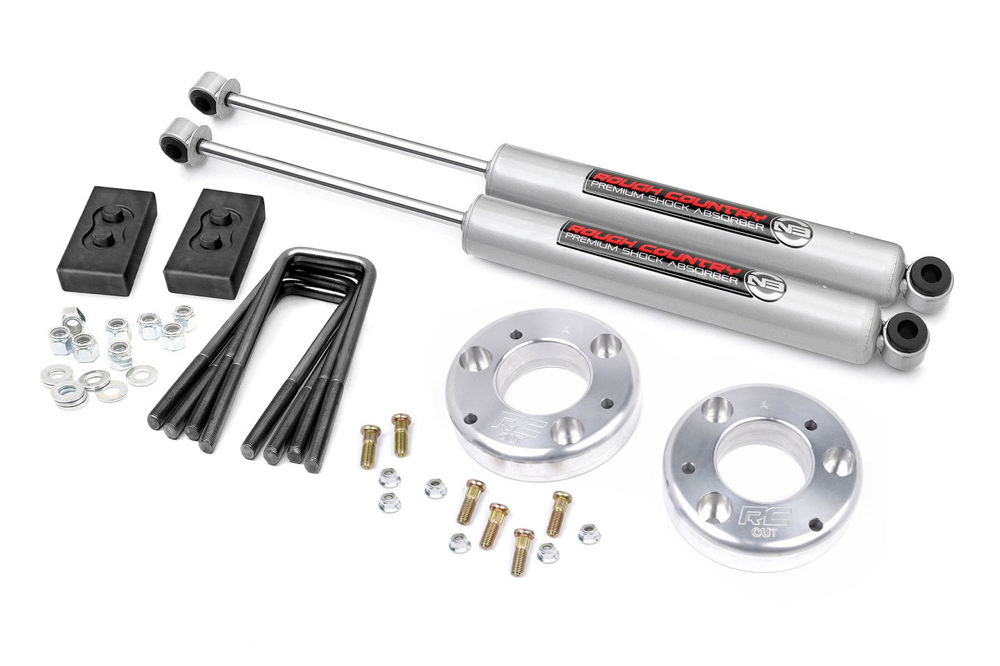 Rough Country 2 Inch Lift Kit | N3 | Ford F-150 2WD/4WD (2021-2025)