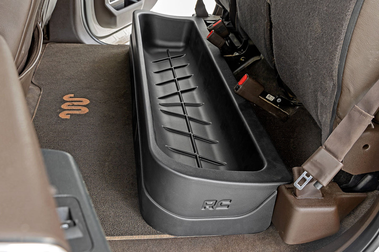 Rough Country Under Seat Storage | Crew Cab | Ford F-150/F-250/F-350/Raptor  (2015-2026)