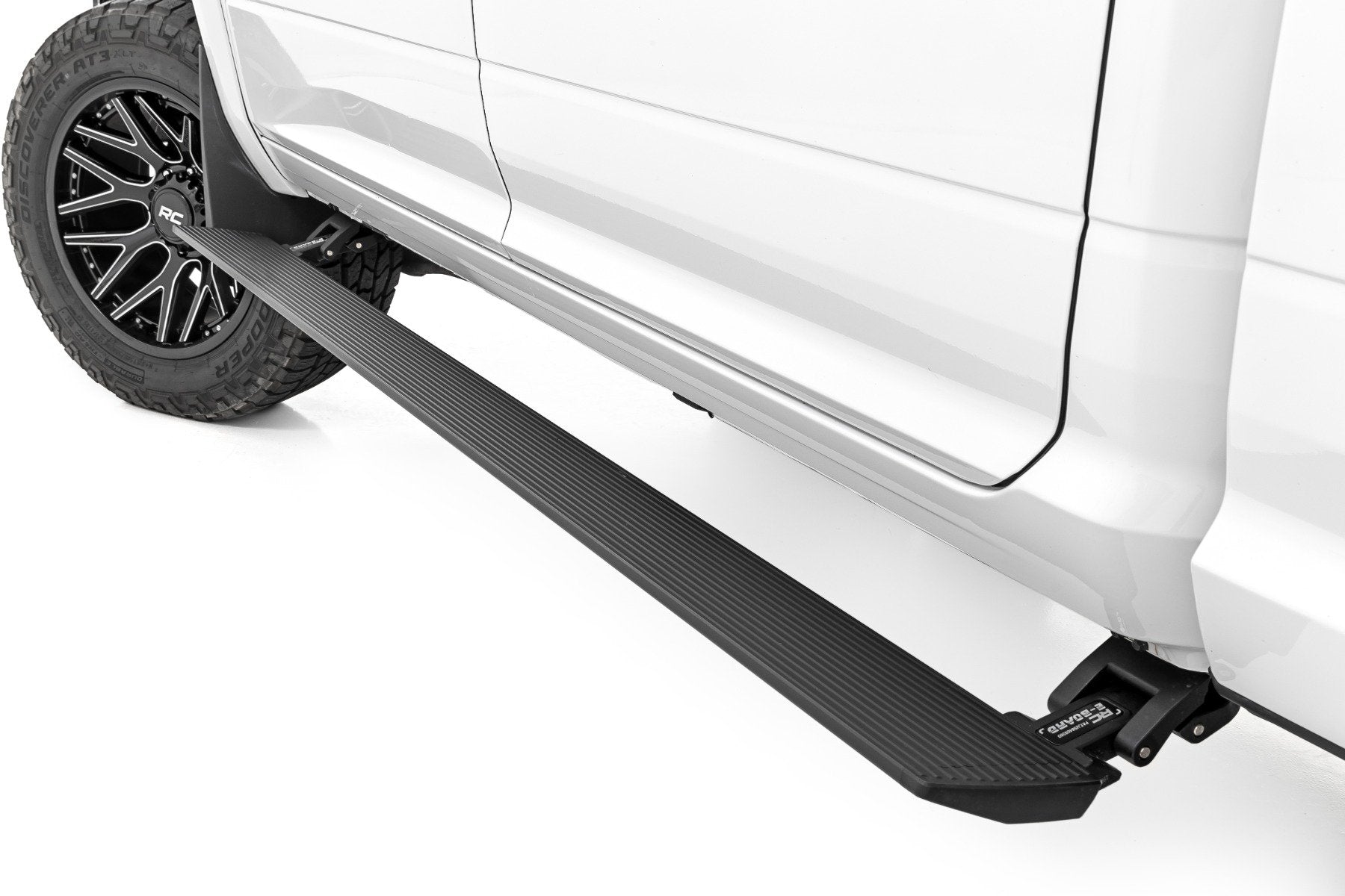 Rough Country Power Running Boards | Dual Electric Motor | Quad Cab | Ram 2500 (11-26)/3500 (11-25)