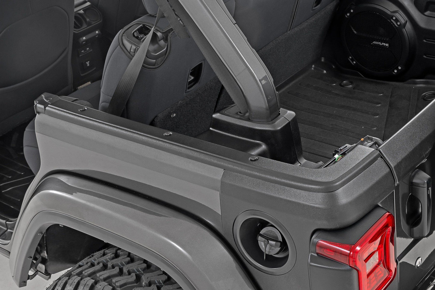 Rough Country Trail Cladding | Roof Mounting Plate Cover | Jeep Wrangler Unlimited (18-26)